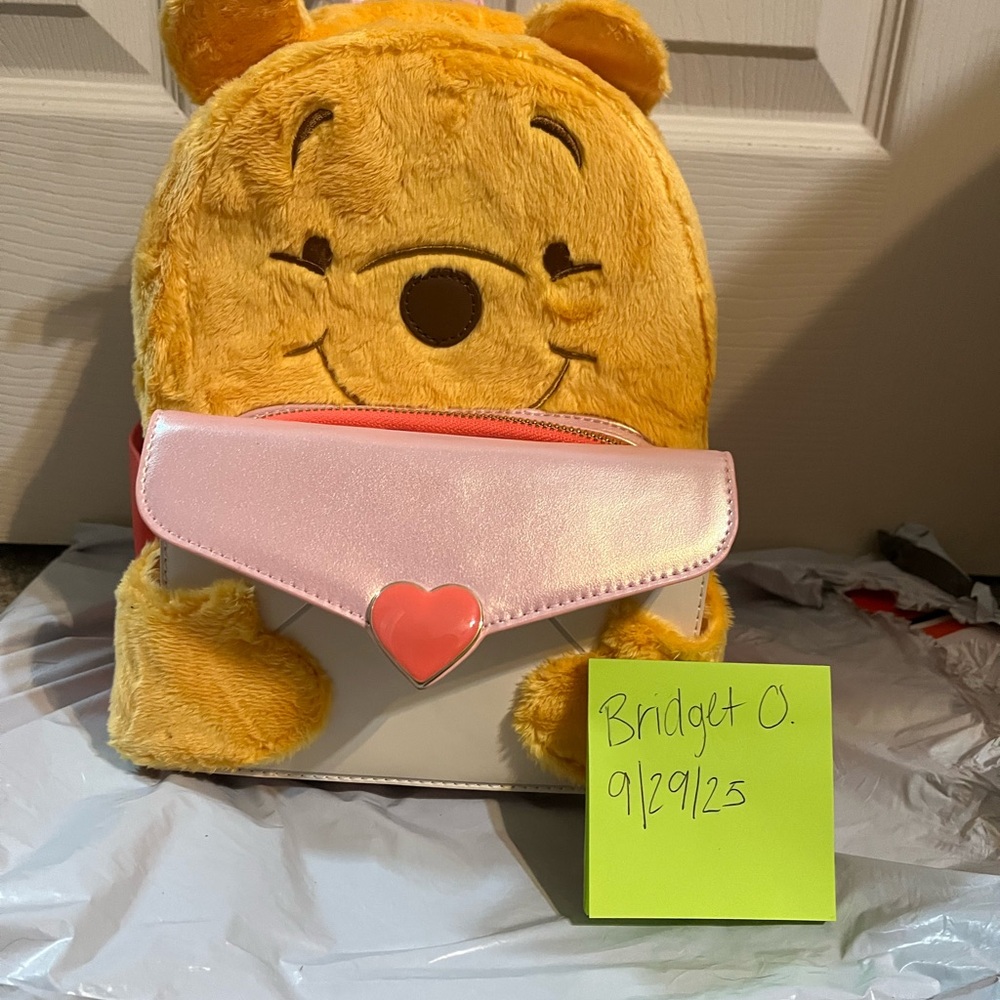 Winnie the Pooh with hidden piglet Loungefly Backpack